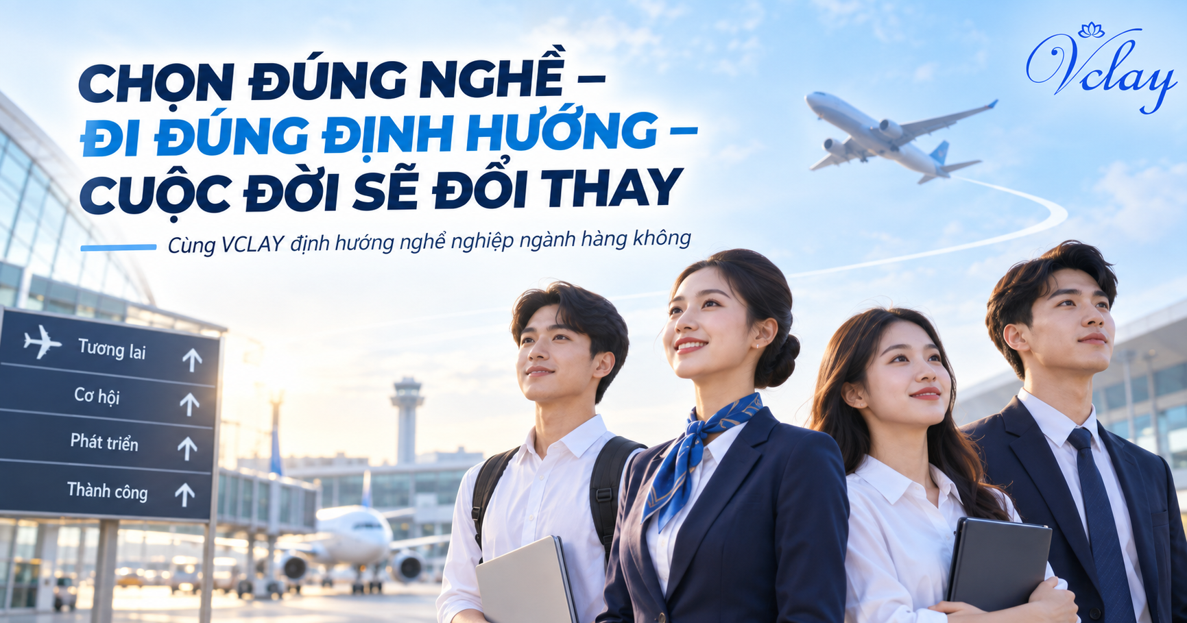 Định hướng nghề nghiệp ngành hàng không cùng VCLAY và VNAS