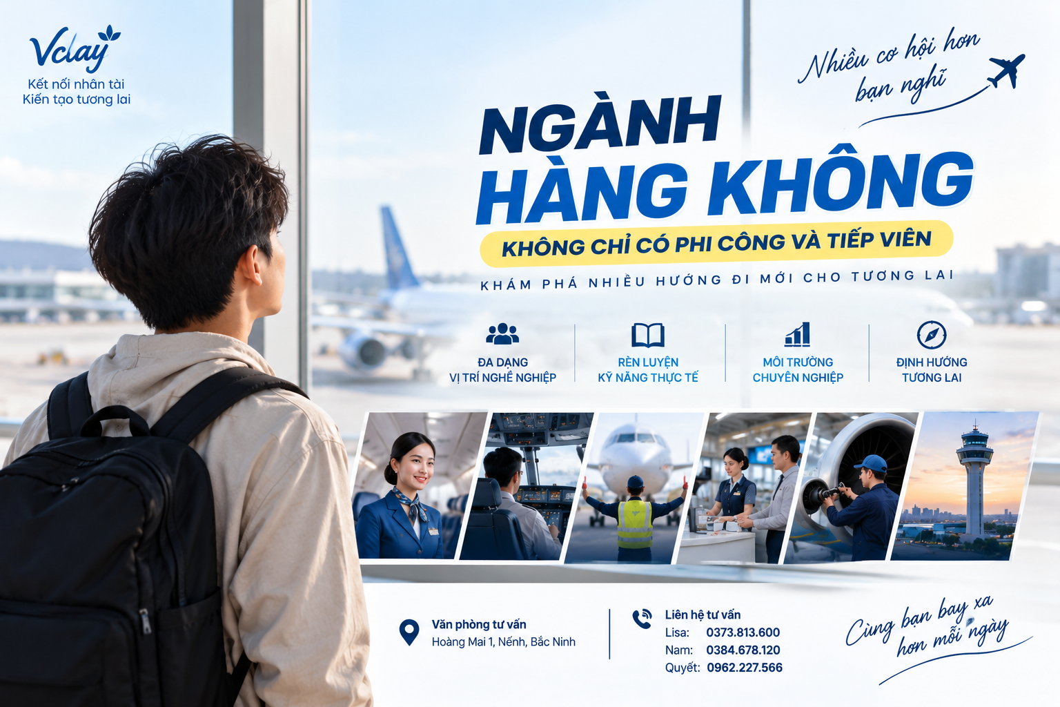 14 ngành nghề hàng không tại Trường Hàng không Việt Nam VNAS